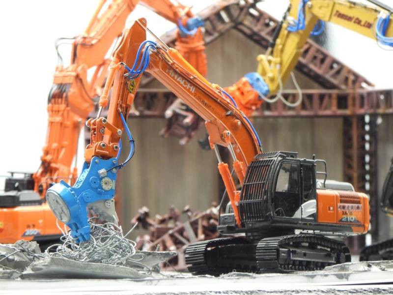 重機ミニチュア模型ギャラリー｜ディスポテック株式会社